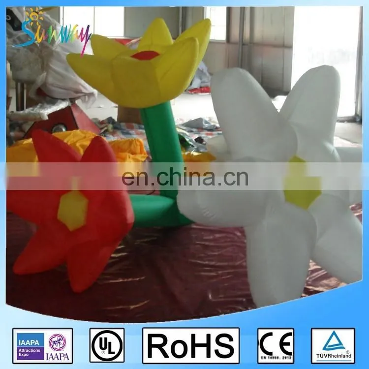 Inflatable Decorated Flower Chain Giant Inflatable Flowers for Party
