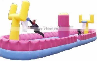 Big jumping inflatable basketball bungee run for sale