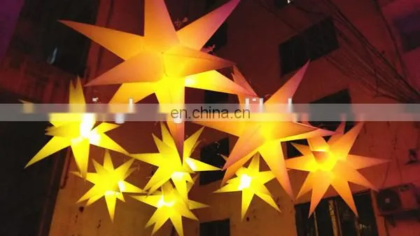 Beautifu inflatable stars for event decoration