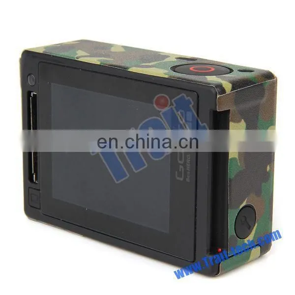 Fashion Camouflage Pattern Housing Case Skin Sticker for Gopro Hero 3/3+