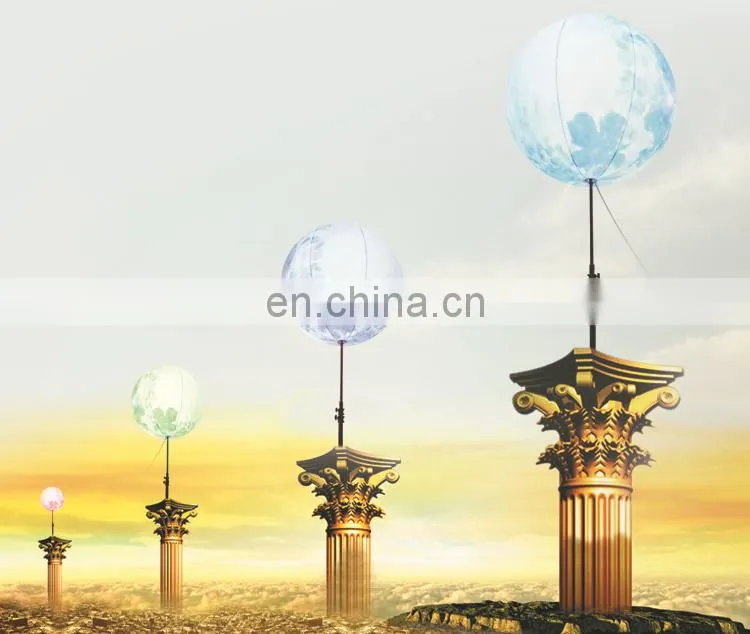 LED Inflatable Earth Globe, Event Sphere, Decoration Inflatable Tripod Standing Balloon