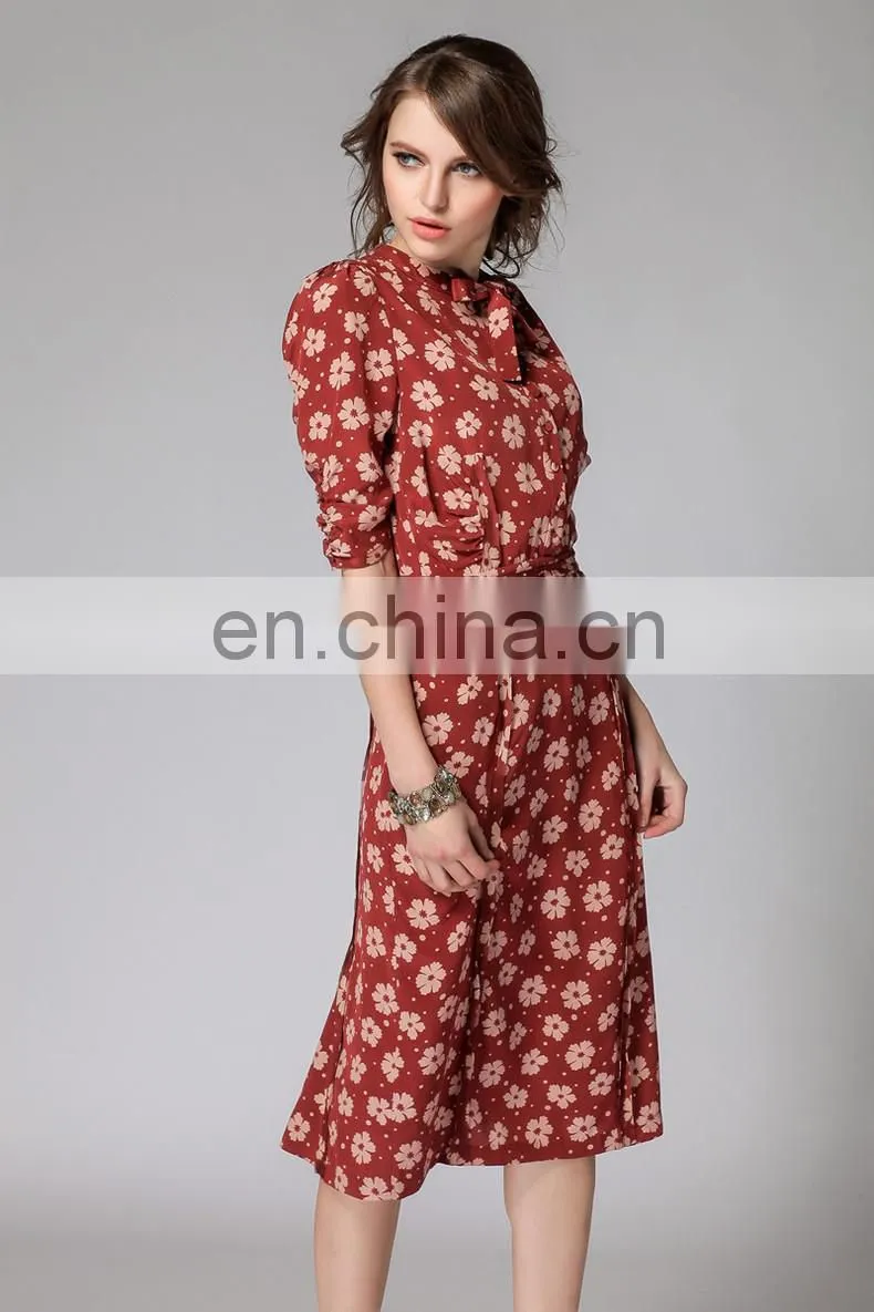 2015 women dresses printed dresses fashion summer dresses