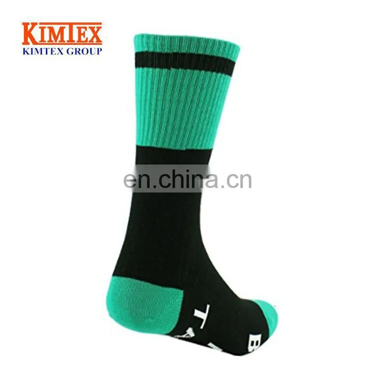Wholesale sport running fashion jacquard cotton socks