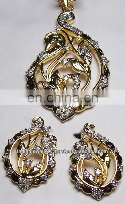 cz pendants jewelry manufacturer, cz pendant jewelery exporter