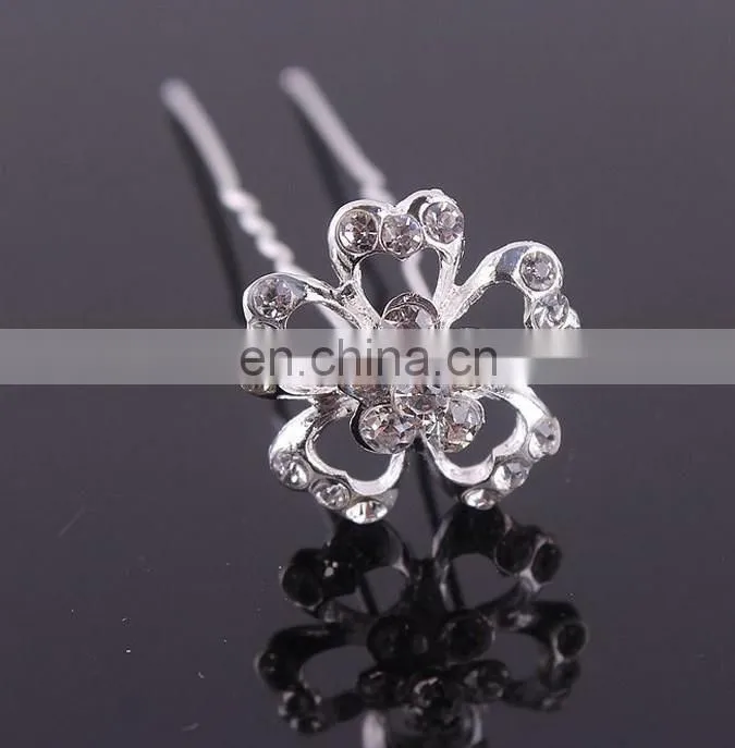 Factory wholesale silver five star hair pins