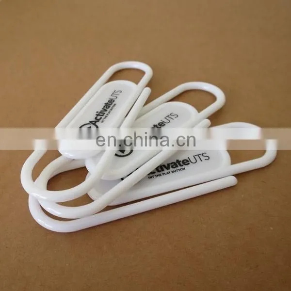 BSCI Promotional High quality best price customized bookmarks plastic clips