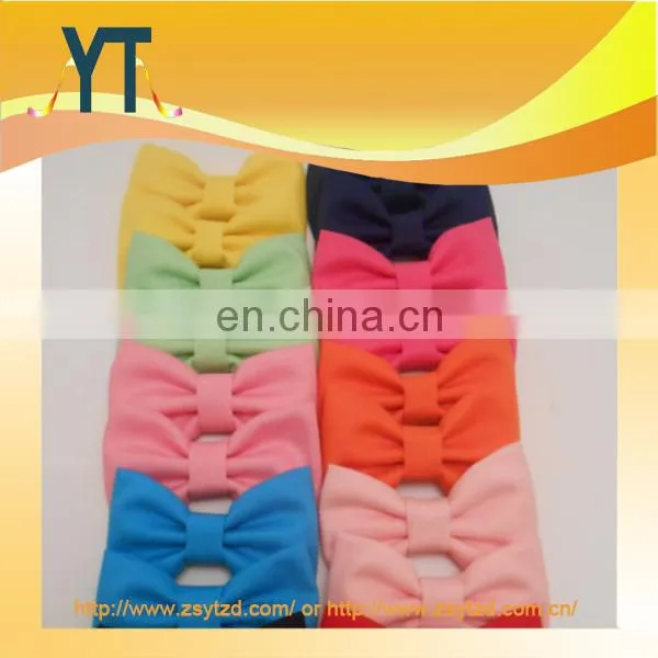 fashion korean designs fabric bow,2014 latest hot hair bow for adults