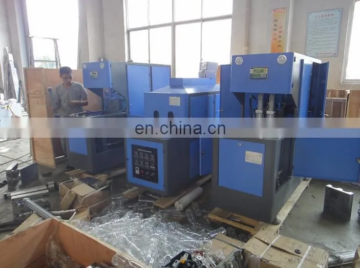 Cheap semi auto PET can making plastic bottle blowing machine price