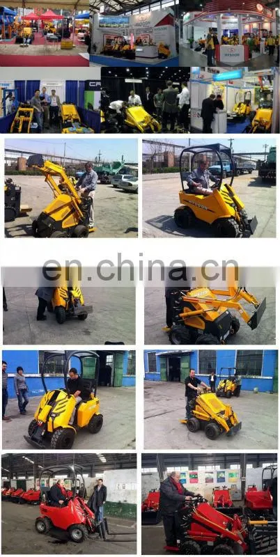 Taian hysoon 4wd Chinese affordable articulated mini wheel loader