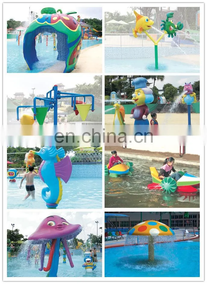 hot galvanized steel water park splash arch loop for sale
