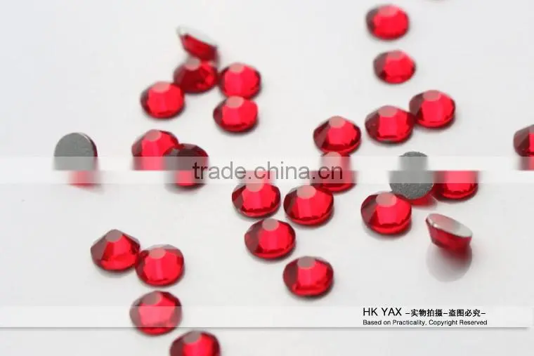 red loose glue on rhinesotnes wholesale,crystal for nail art,non hotfix rhinestone for bling hats