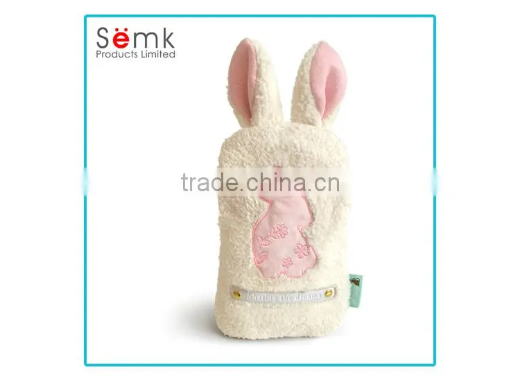 OEM/ODM rabbit handbag warmer bag hot fingers cute plush hand warmers