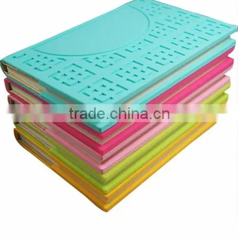 New Arrival Flat Notebook Paper Silicone Blocks Notebook Memo Paper Notebook