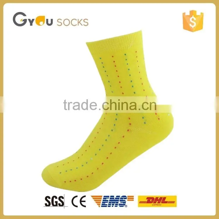 Wholesale custom Jacquard combed cotton men women tube socks