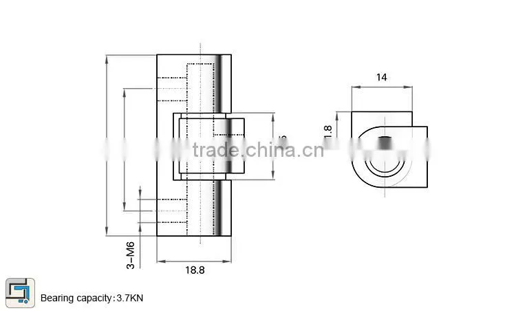 Factory Price industry electric cabinet Door Hinge