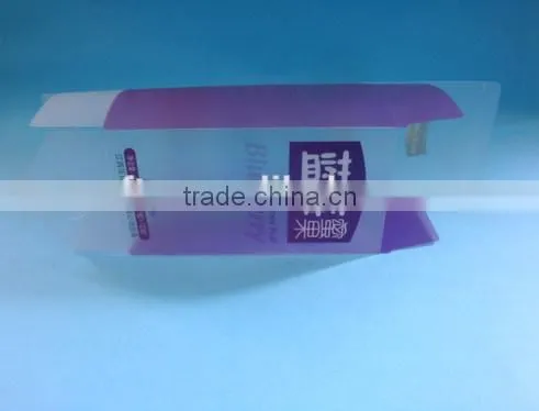 Purple translucent gifts box,high quality cosmetic packing box