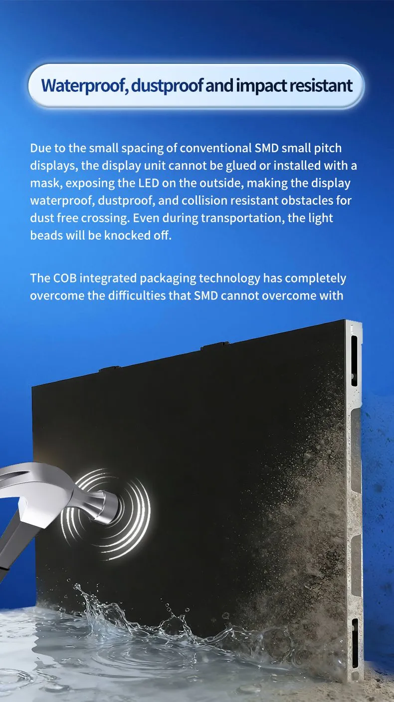 4K SMD HD Indoor LED Display Wall Panel Ultra-Thin P1.5HDR10+ DCI-P3 97% AI-Driven CMS Video Screen