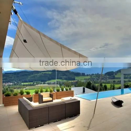 HDPE Garden sun shade sail- versatile patio sun shade sail with UV 16*16*16 squire leader manufacturer