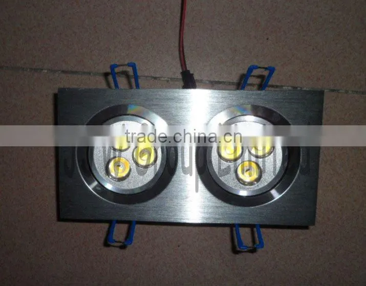 warmwhite super bright 3W led square ceiling light