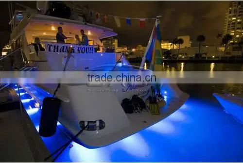 3W multicolor LED yacht/marine/underwater light,drain plug light TDDP,SS316,100%waterproof