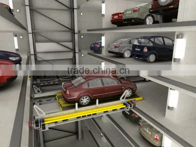 Concrete structure multi level parking system, full auto control car parking system