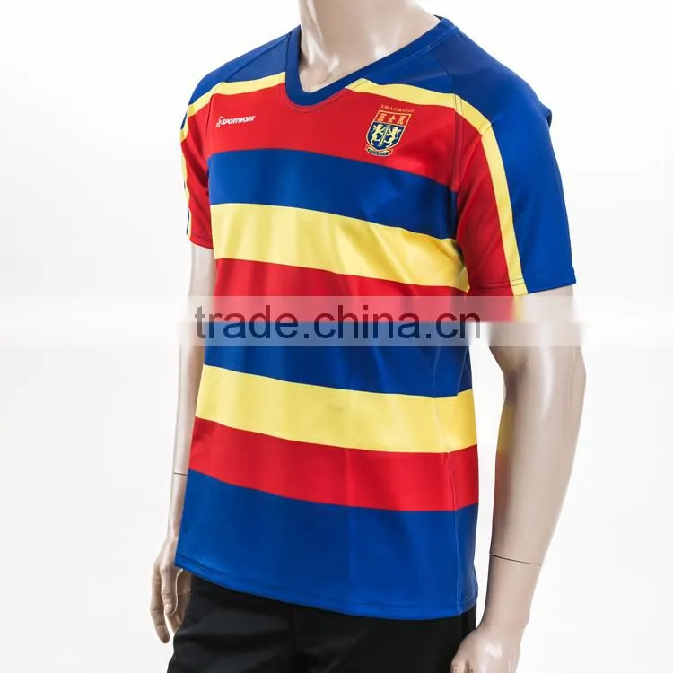 discount Thermal Transfer Printing team set rugby jersey for mens and womens