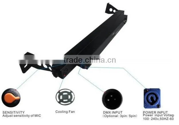 High power rechargeable 12*10w led bulb 4in1 LED stage Bar light for Disco uplight decoration