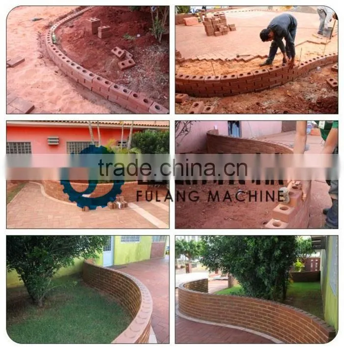 FL 1-20 low cost Interlocking brick machine price/rammed earth house plans