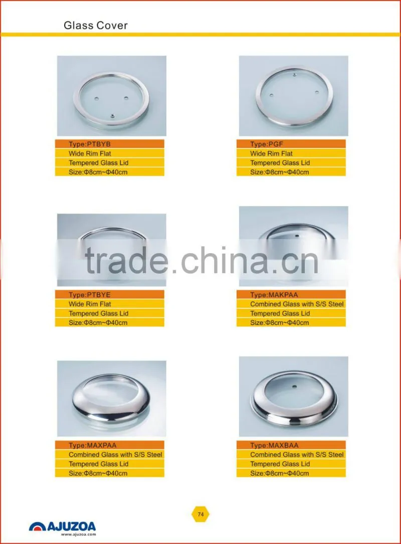 Cookware Glass Cover/Lid,PTBYB-CFC2