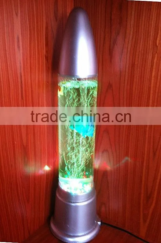 red bubble lamp
