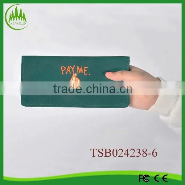 2016 promotional daily use unique money clip women and men wallet