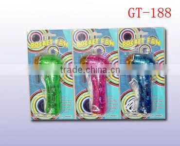 2015 Hottest LED Flashing Mini Pocket Fan for Fun
