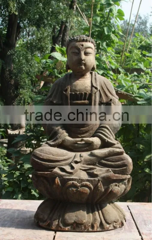 Chinese Antique Wooden Buddha Statue