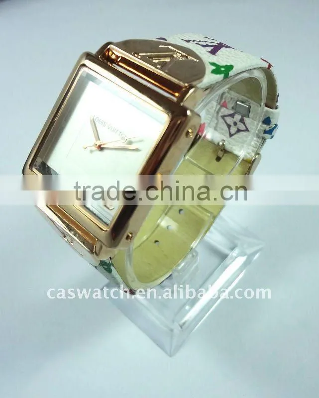 rose-gold women's brand watch
