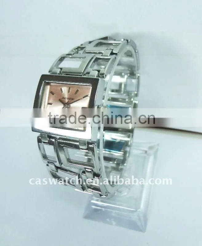 fashion popular promotion metal bracelet watch female watch jewelry