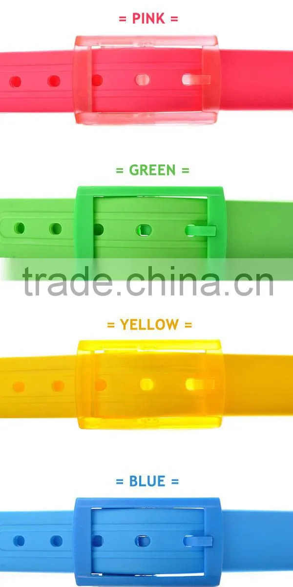 Eco-friendly Silicone Rubber Belt Adjustable Rubber Belt