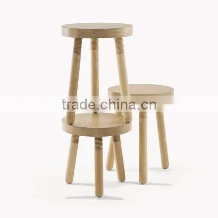 2015 top quality wood Simple Stool