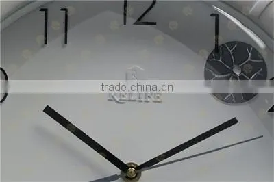 Creative Newest house decoration Removable plastic wall clock/