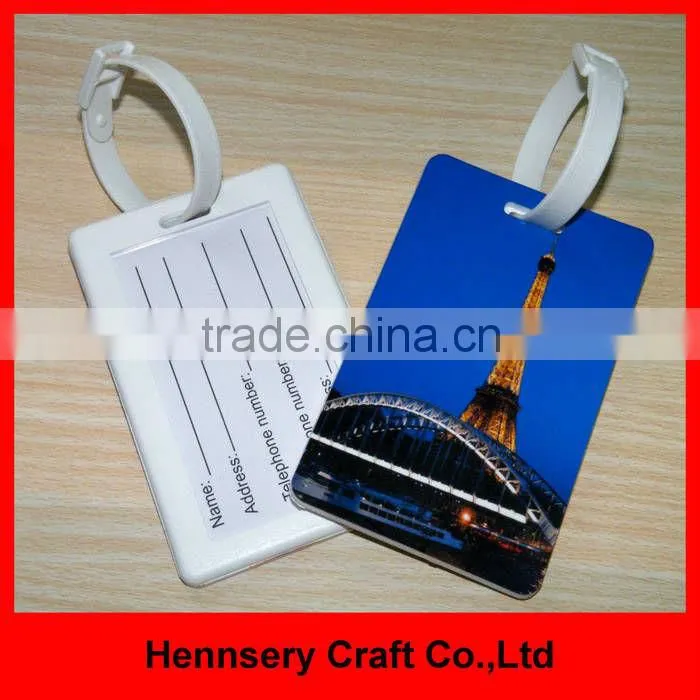 luggage tag with loop strap