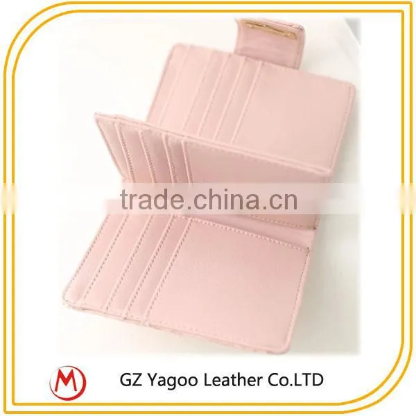 Newest fashion trendy high quality leather wallet