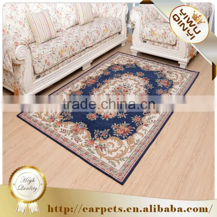 Hot sale oriental art chenille yarn jacquard home textile floor carpets / cheap rug