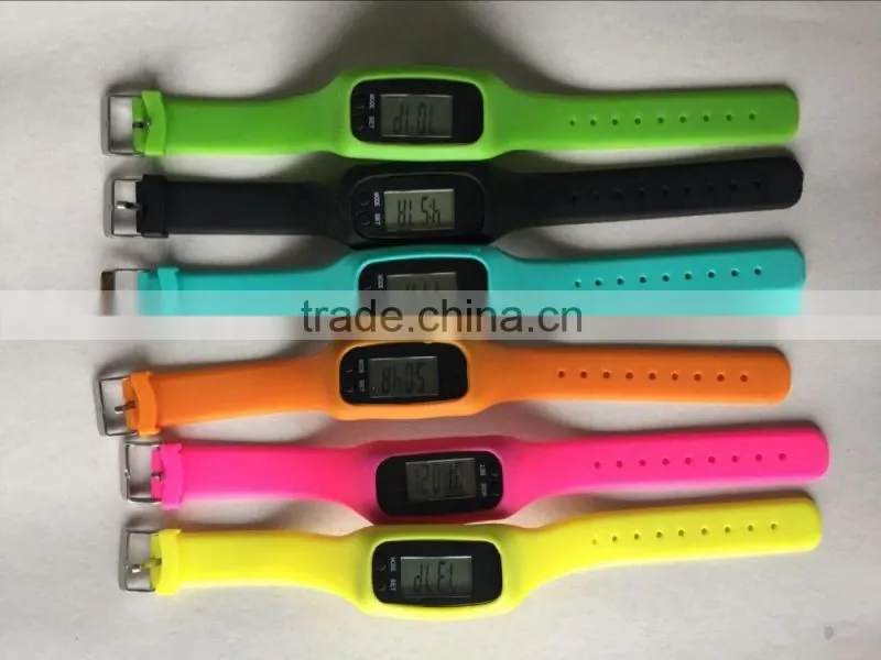 Multifunction 3D fitness wristband calorie stopwatch pedometer