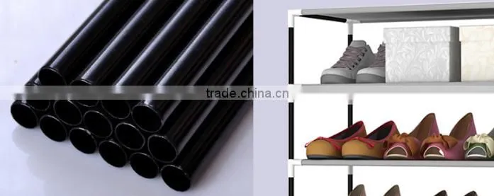 High storage sapce saving plastic shoe cabinet