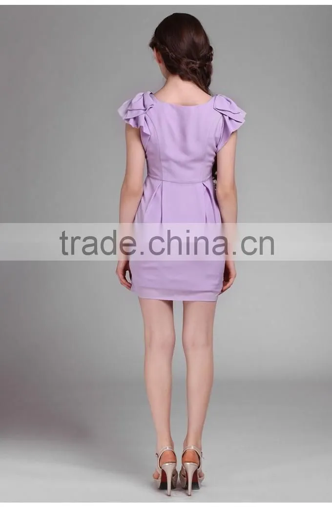 2015 Made In China Purple Princess Design Dress of Quinceanera