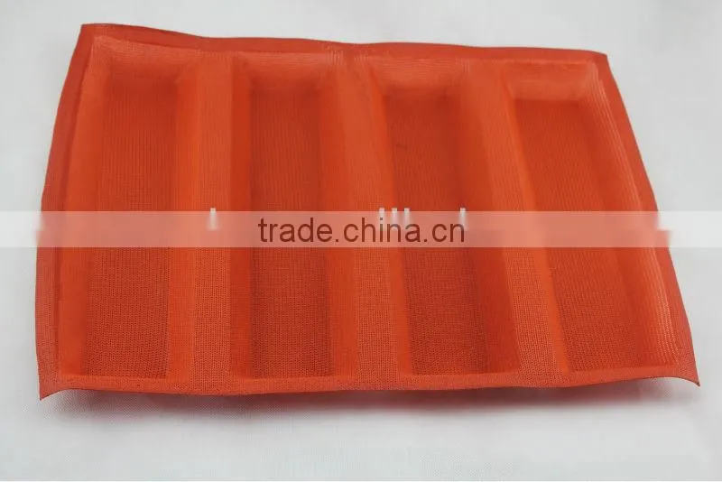 Rectangle fiberglass silicone bread baking mold