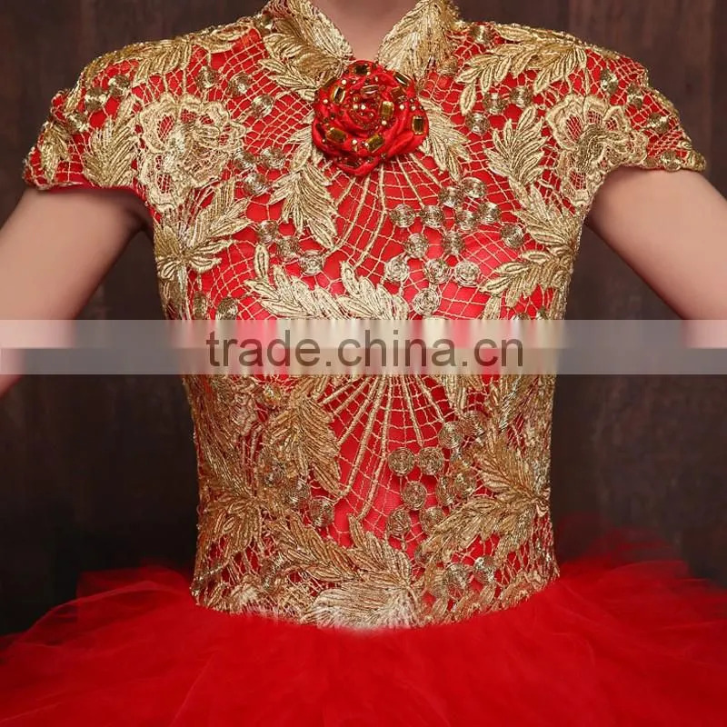 Good Quality Women bead embroidered evening dress