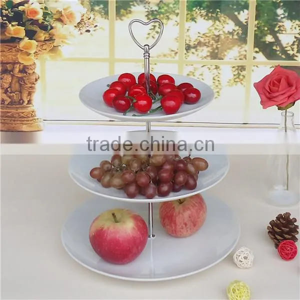 ceramic cake stand, cake plate, 5 tiers white wedding cup cakes stand ceramic