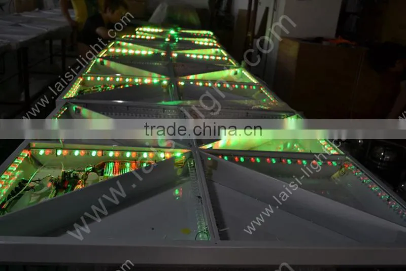 Stage floor Lighting 720pcs 10mm RGB led manufacture Dance Floor Square Light floor