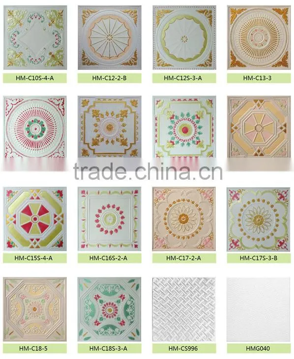 colorful Calcium silicate fireproof gypsum board