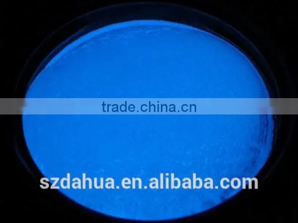 yellow-green glowing powder pigment